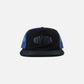 RIVVIA PUFF TRUCKER CAP : BLACK/BLUE