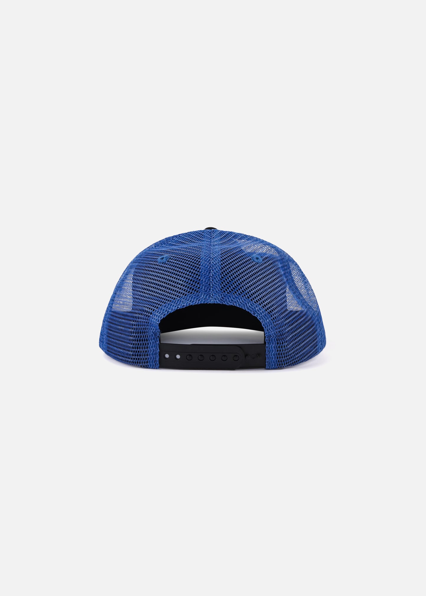 RIVVIA PUFF TRUCKER CAP : BLACK/BLUE