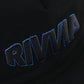 RIVVIA PUFF TRUCKER CAP : BLACK/BLUE