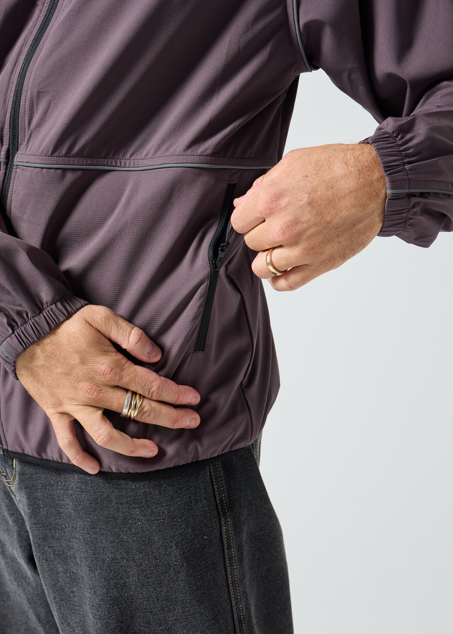 WORLD SERIES SPRAY JACKET : MAUVE