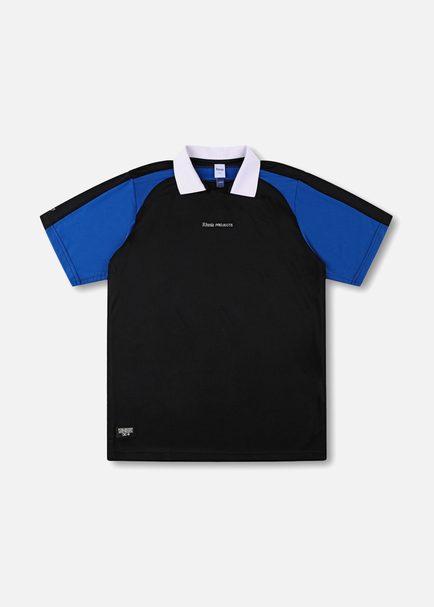 PASSAGE POLO : BLACK/BLUE