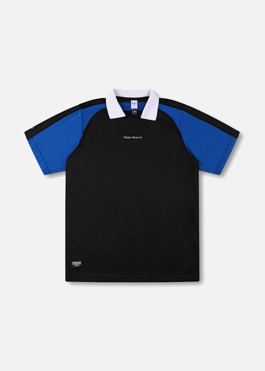 PASSAGE POLO : BLACK/BLUE