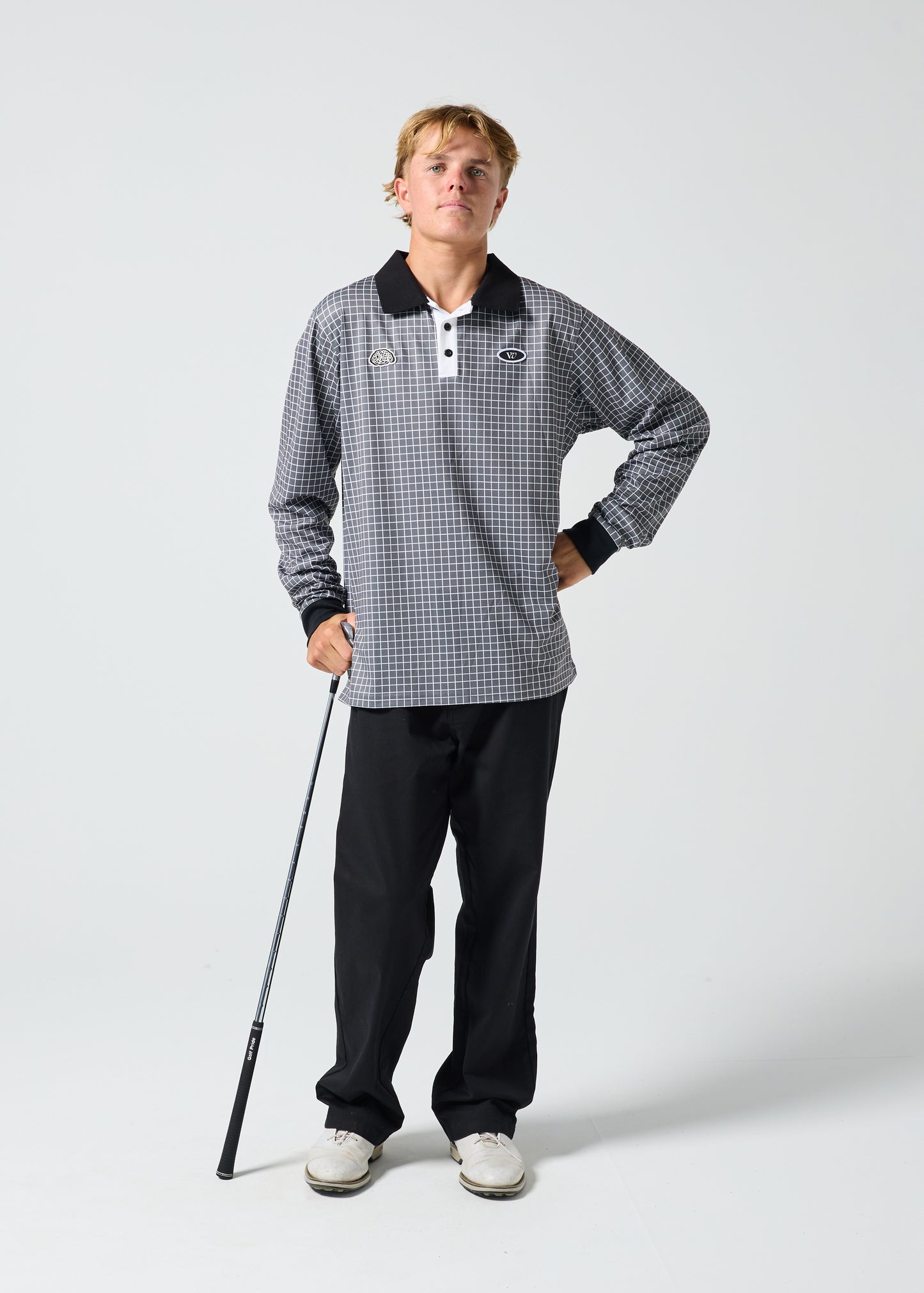 CHOICE LS POLO : BLACK