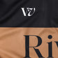 TEAM VV TRACK LS POLO : BROWN/BLACK