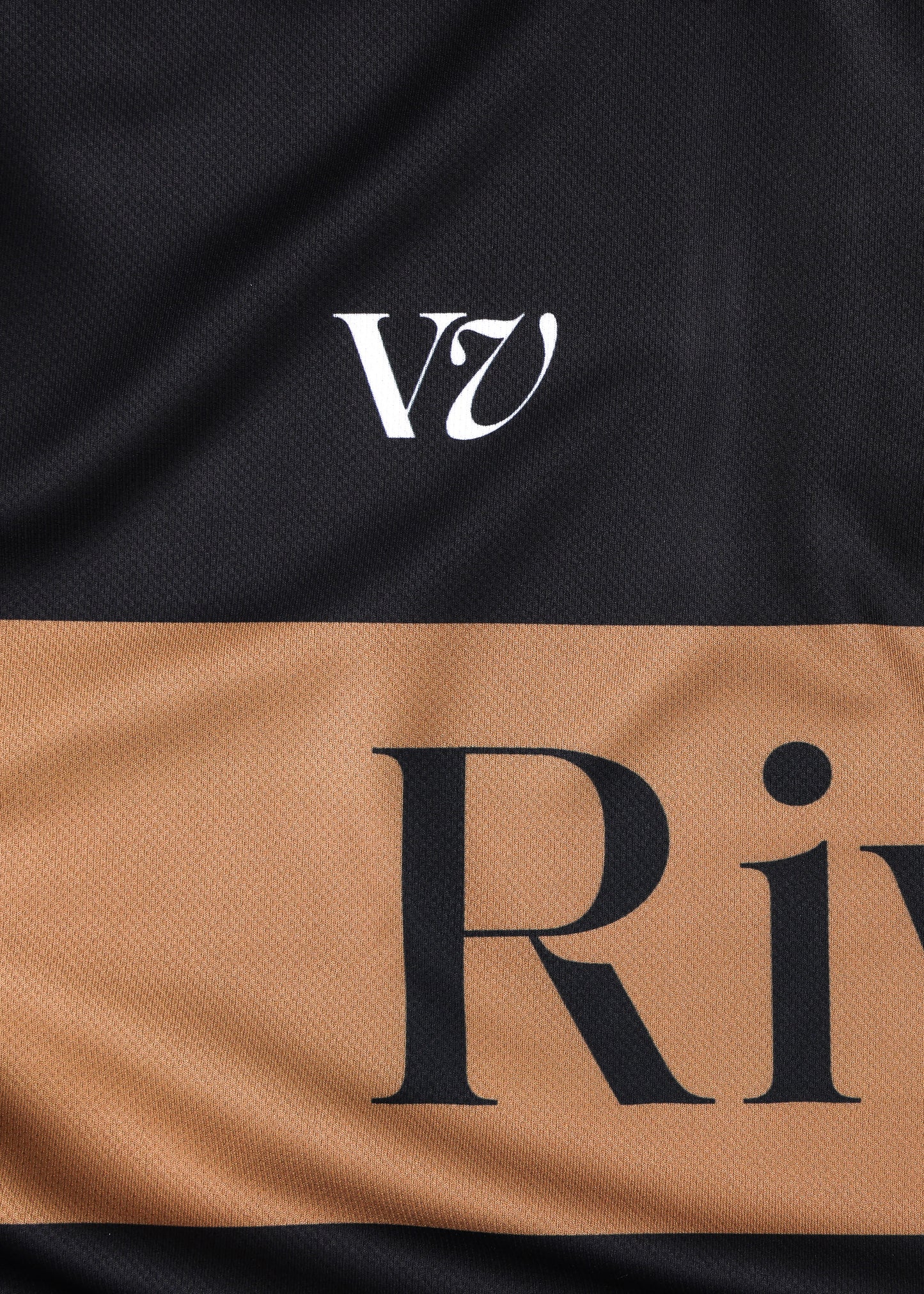 TEAM VV TRACK LS POLO : BROWN/BLACK