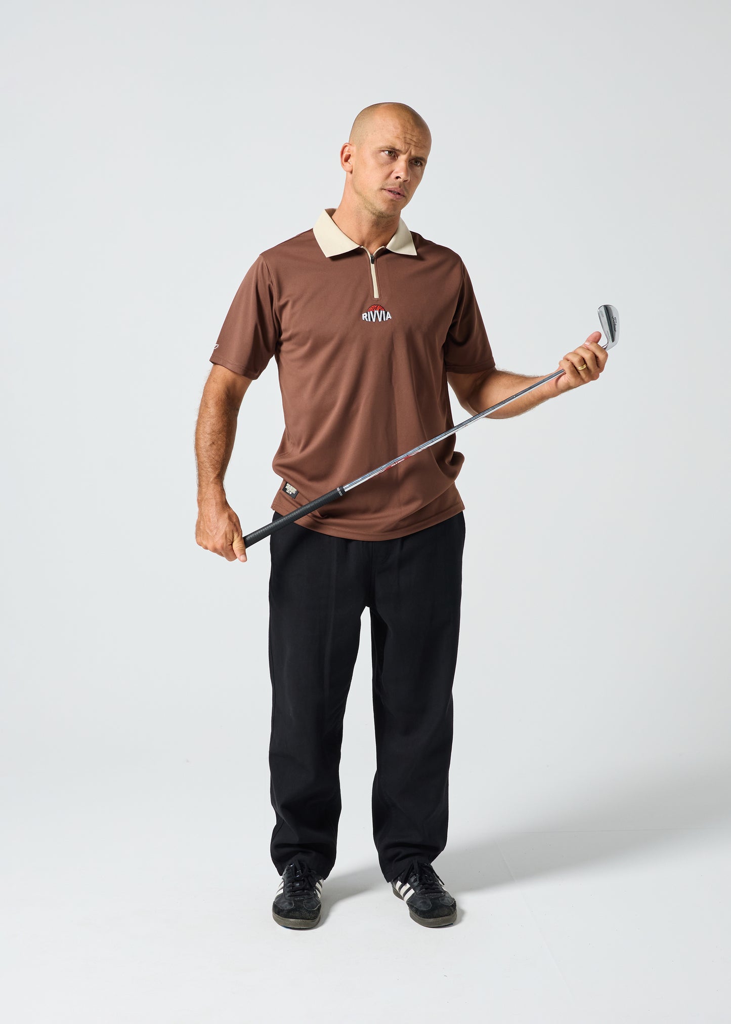 BRAIN TRUST POLO : BROWN