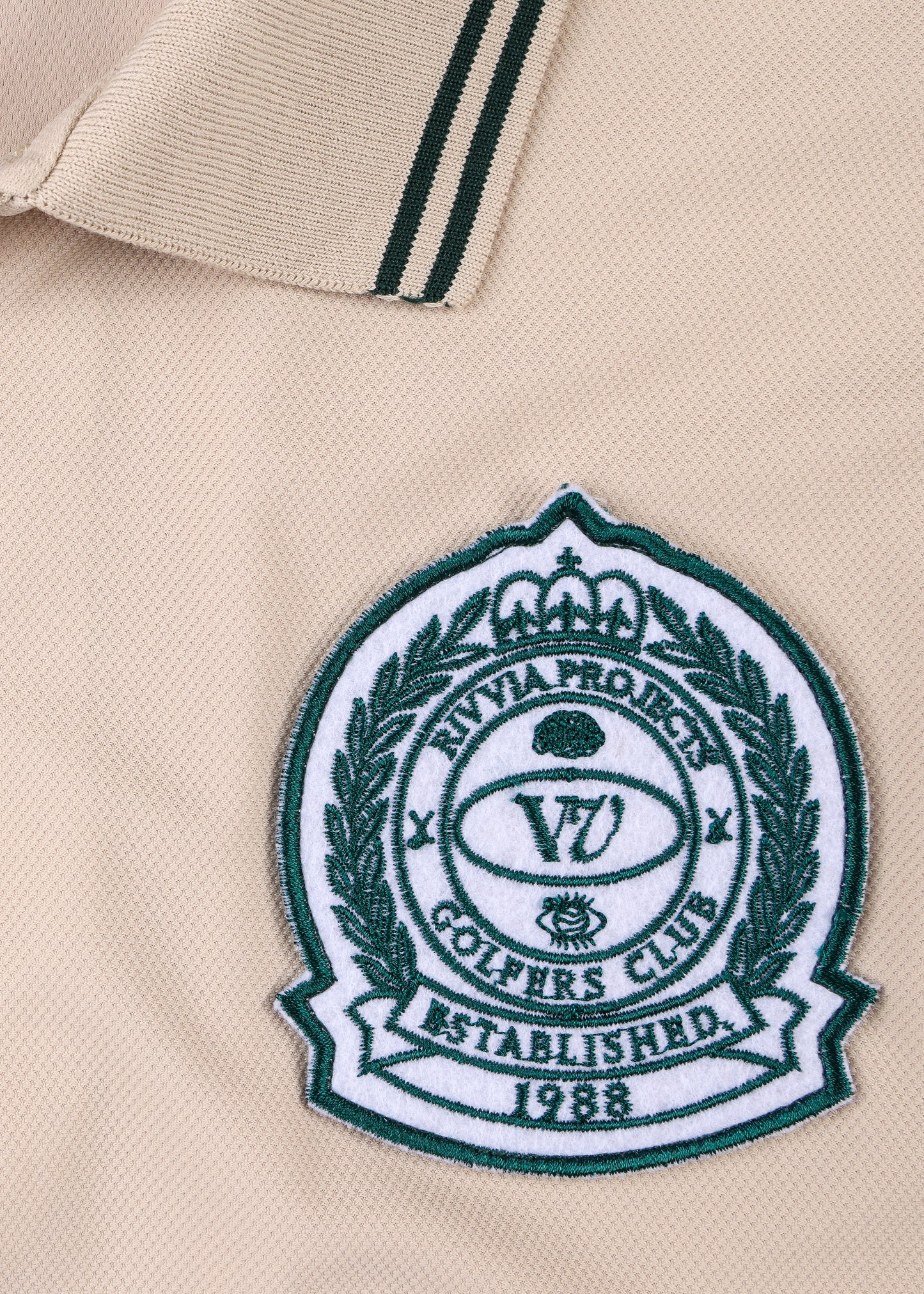 VV CREST POLO : BONE