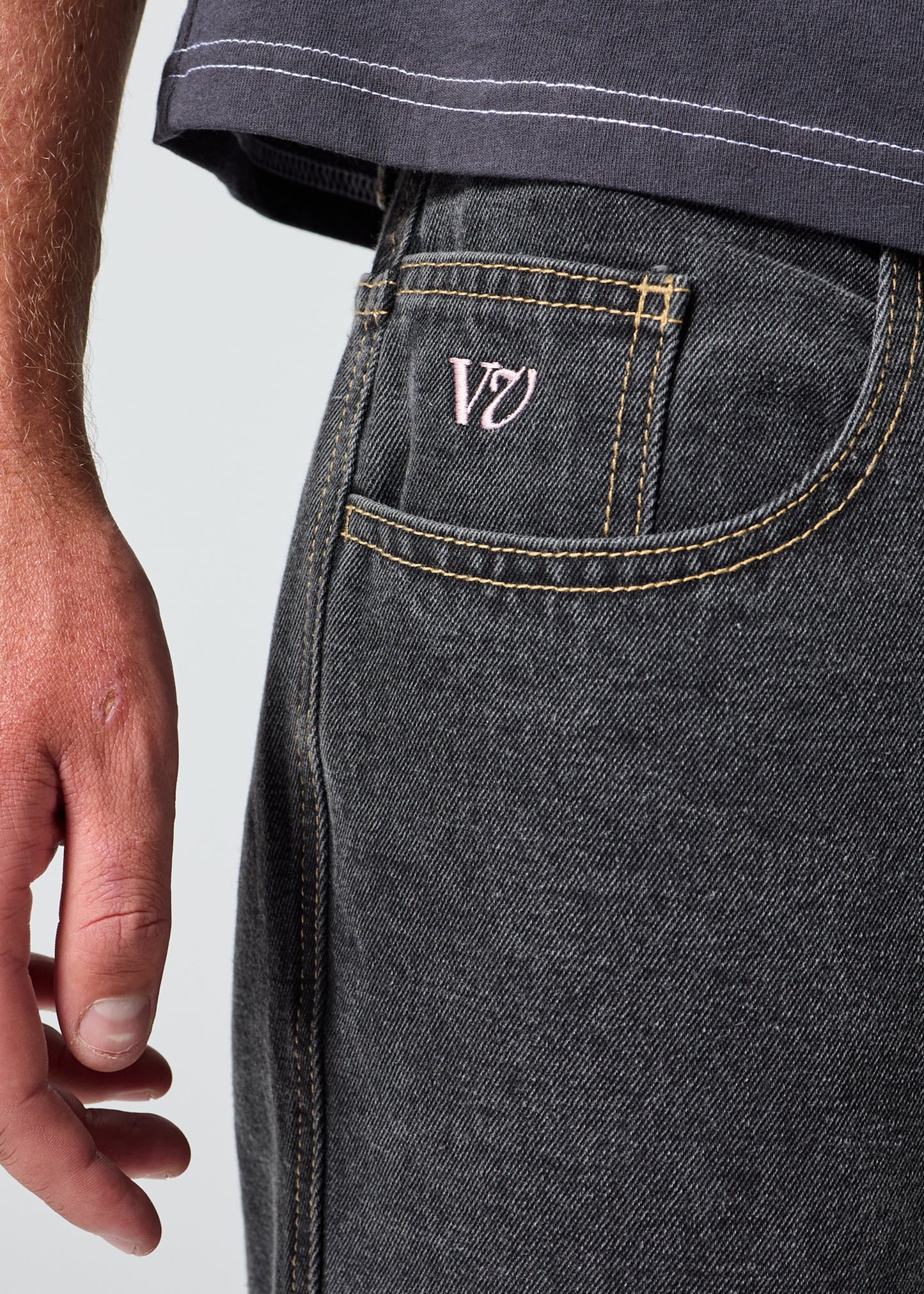WORLD SERIES DENIM PANT : BLACK