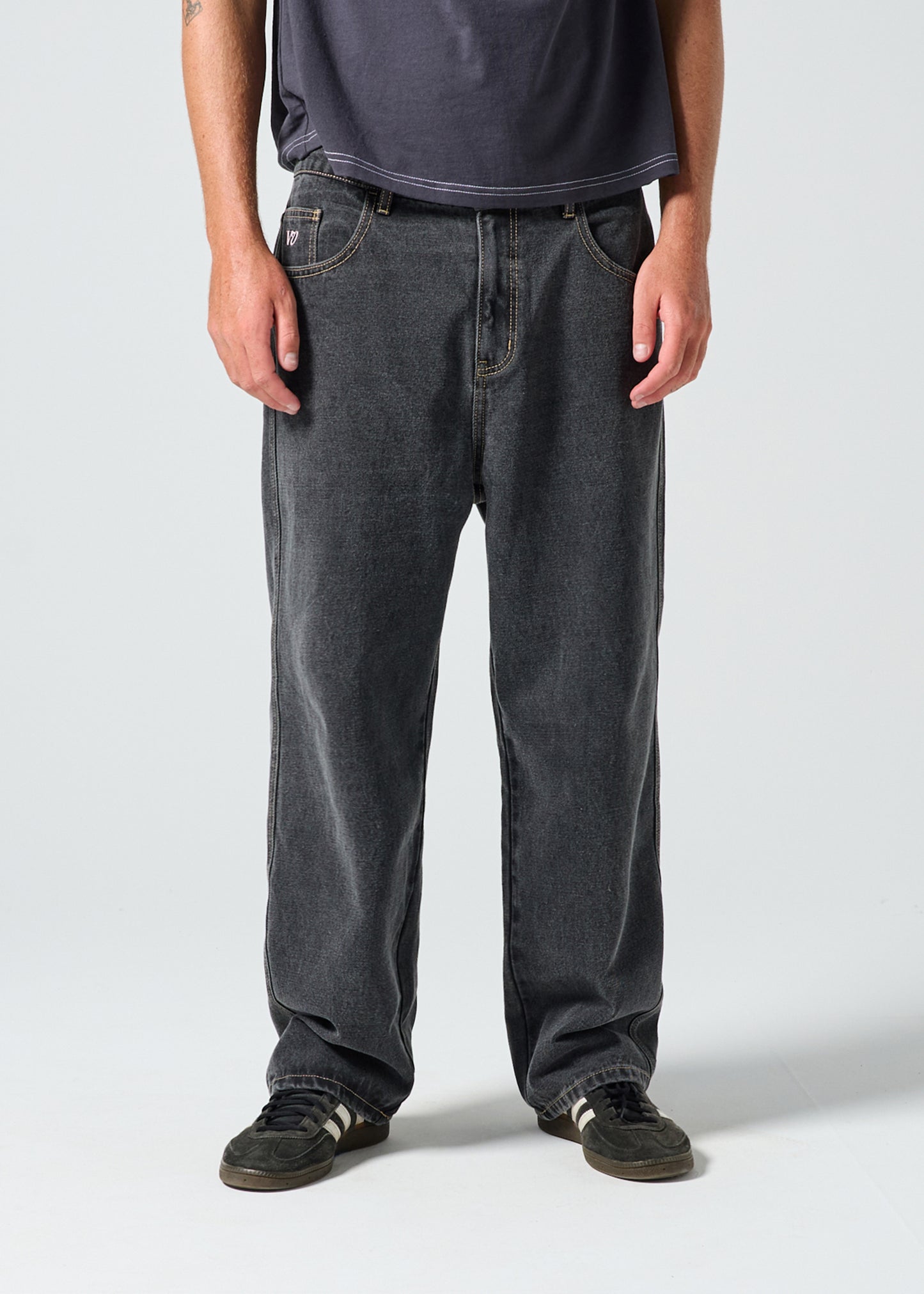 WORLD SERIES DENIM PANT : BLACK