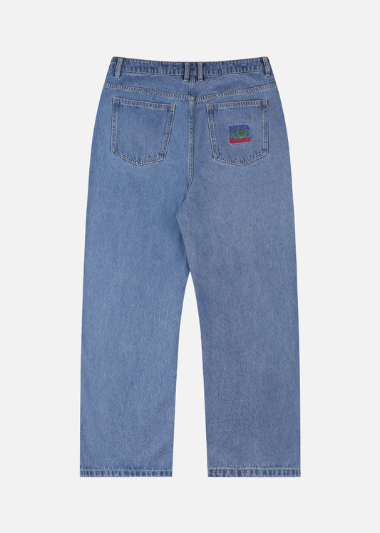 WORLD SERIES DENIM PANT : BLUE