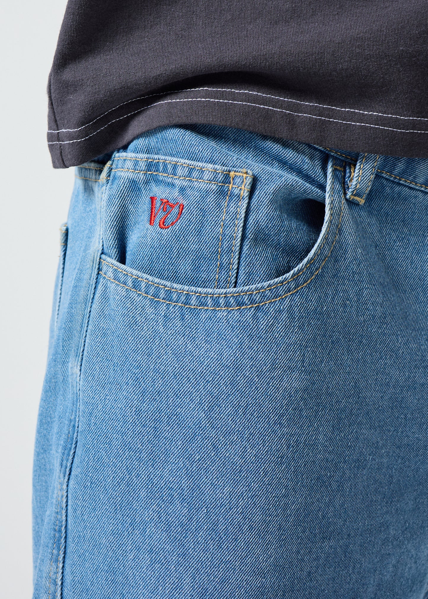 WORLD SERIES DENIM PANT : BLUE