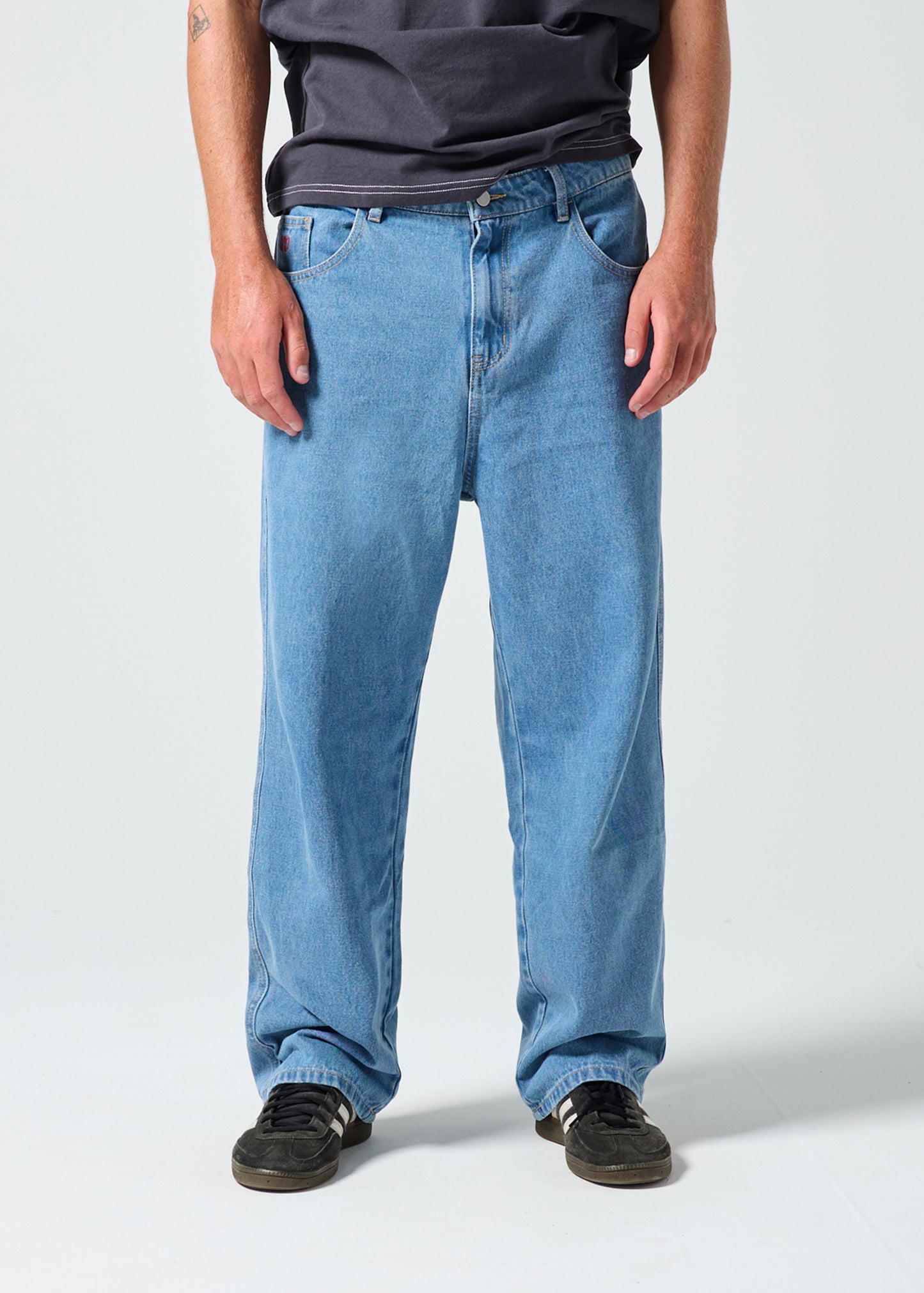 WORLD SERIES DENIM PANT : BLUE