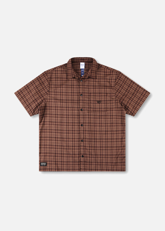 PROJECTS CHECK SHIRT : BROWN BLACK