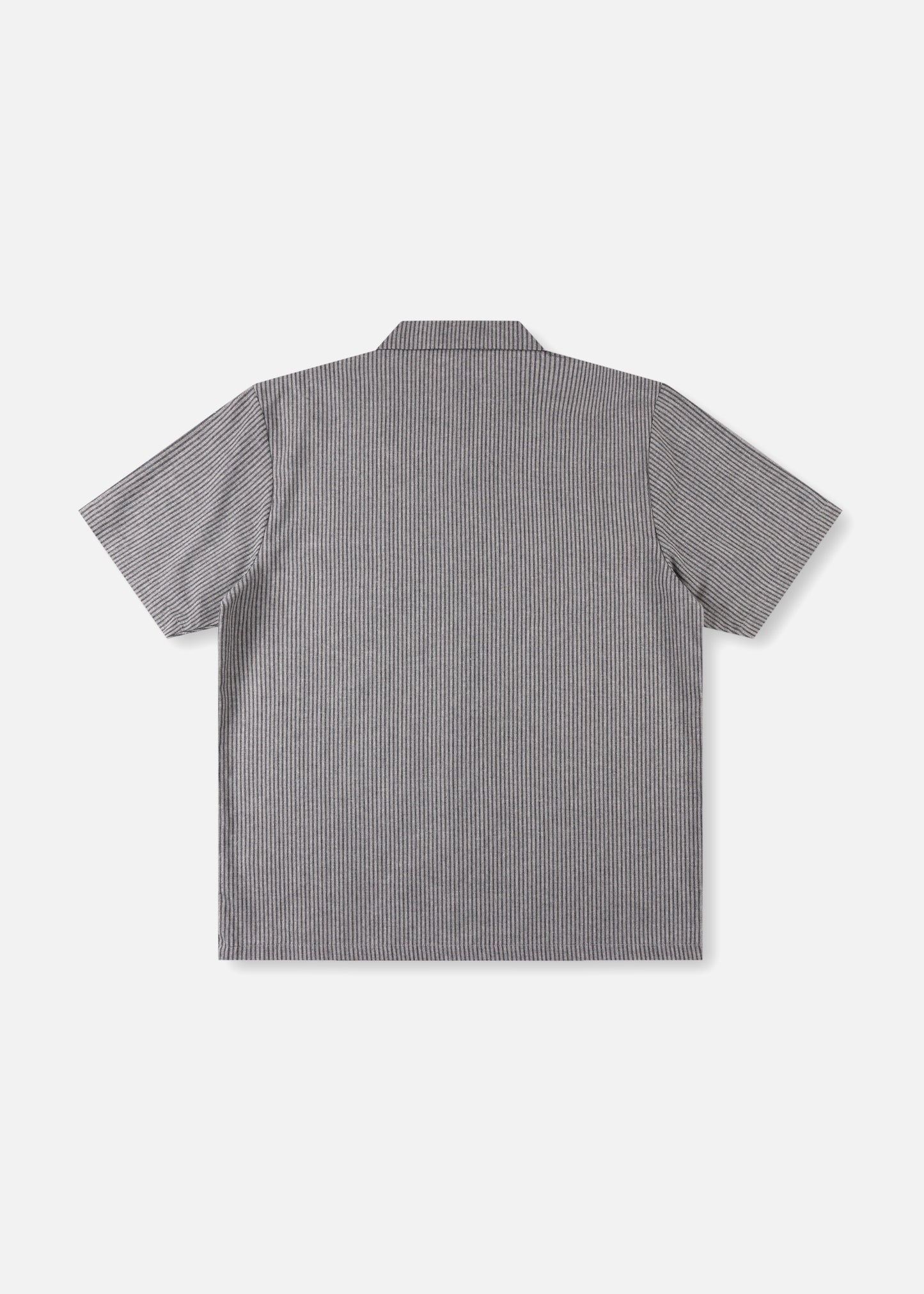 VV STATION SHIRT : WHITE GREY