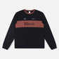 TRACK LS T-SHIRT : BLACK/BROWN