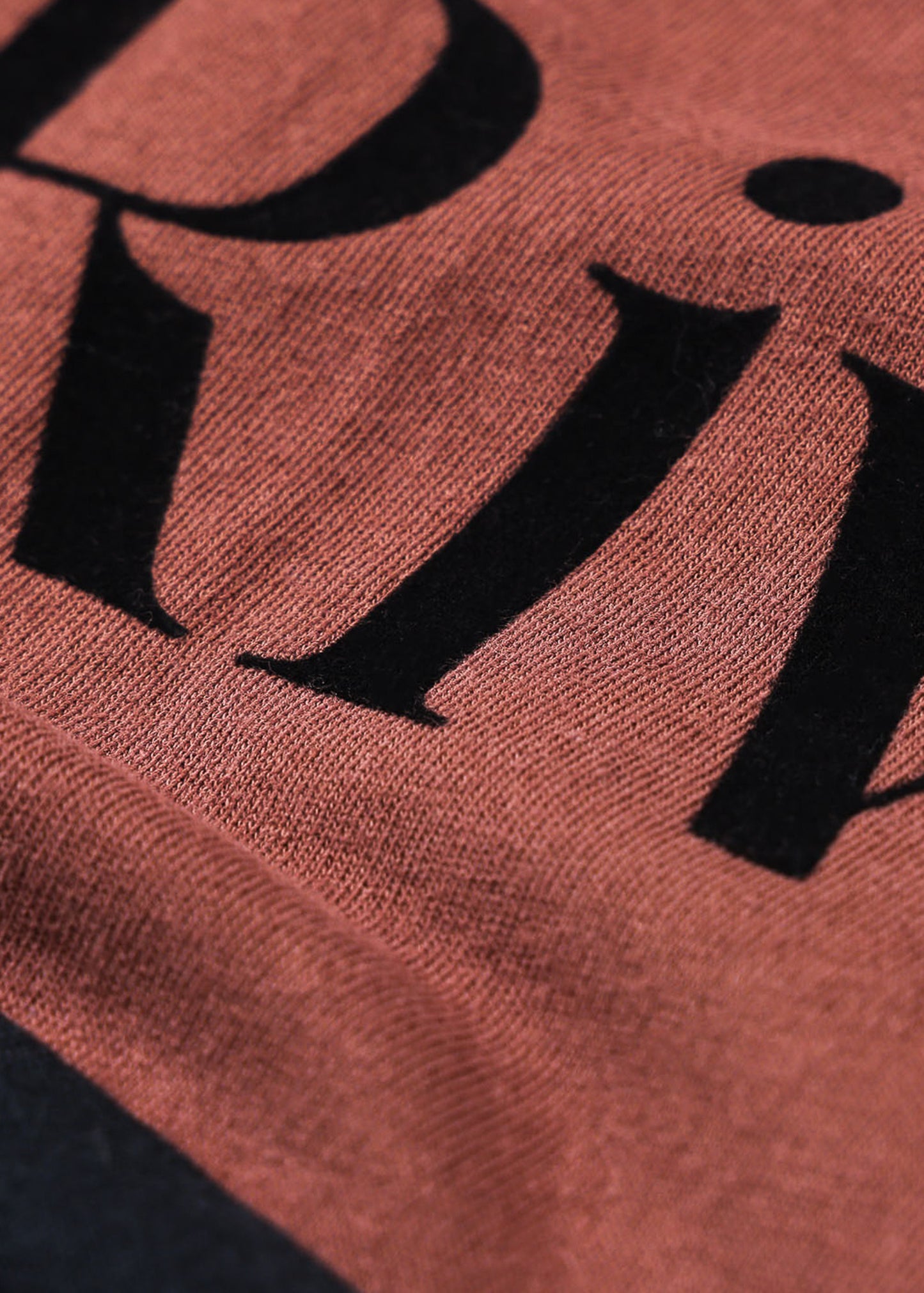 TRACK LS T-SHIRT : BLACK/BROWN