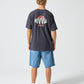 BRAIN TRUST RELAXED-FIT  T-SHIRT : PIGMENT BLACK