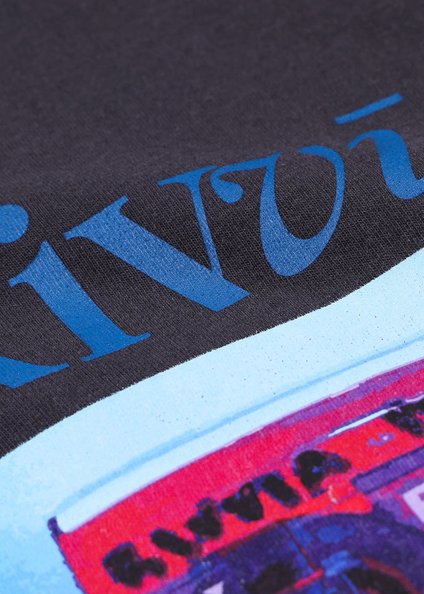 CASETTE T-SHIRT : PIGMENT BLACK