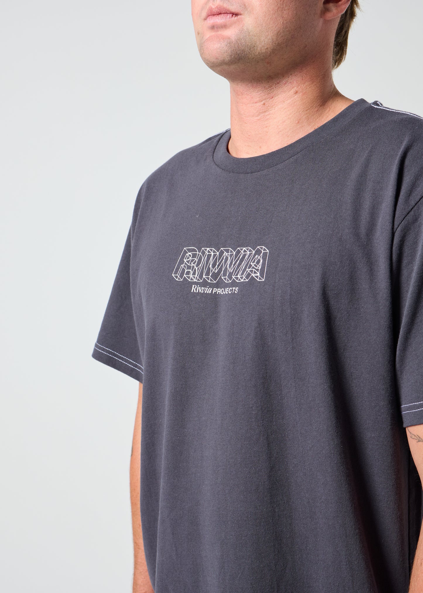 GRID T-SHIRT : BLACK
