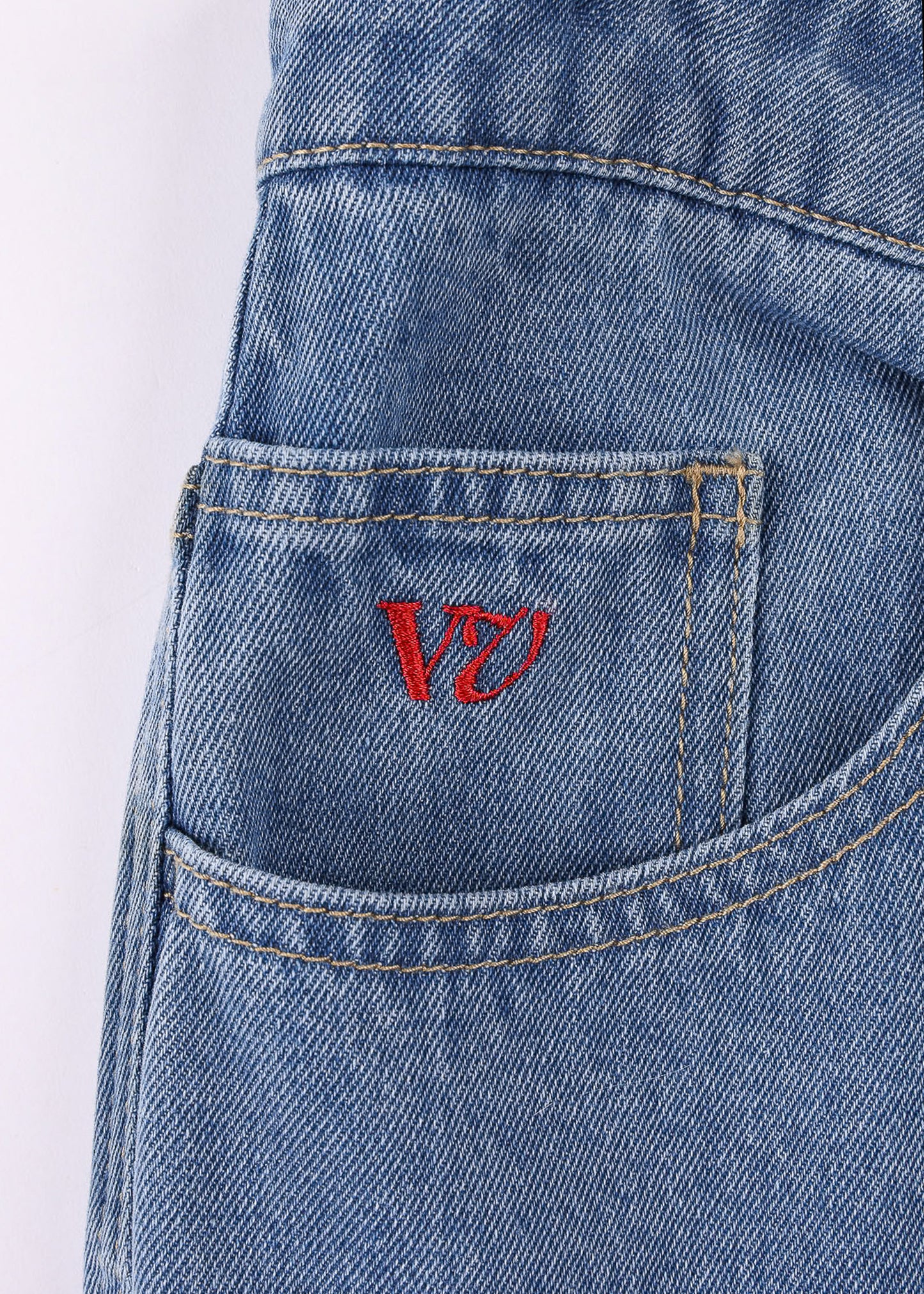 WORLD SERIES DENIM SHORT : BLUE