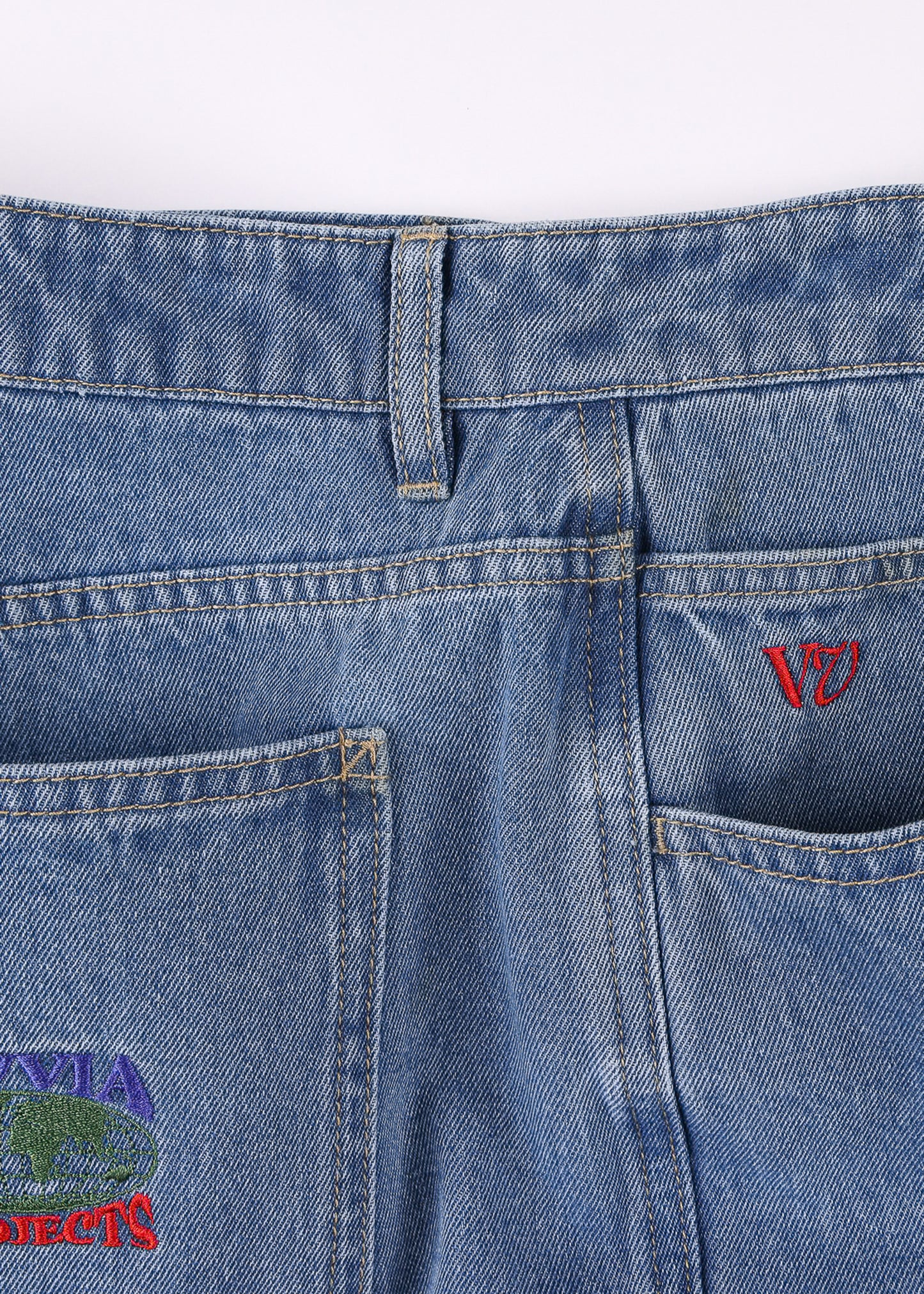WORLD SERIES DENIM SHORT : BLUE