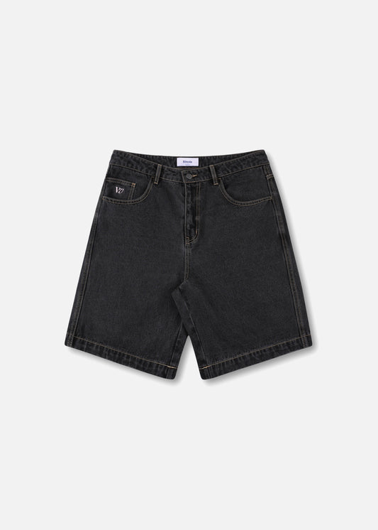 WORLD SERIES DENIM SHORT : BLACK
