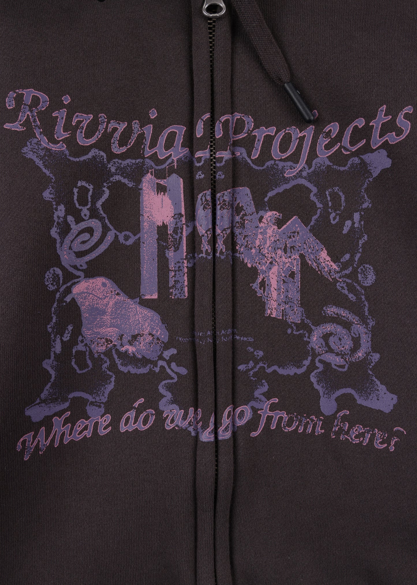 BOARDER FZ HOOD : PIGMENT BLACK