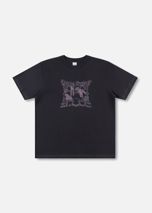 BOARDER T-SHIRT : PIGMENT BLACK