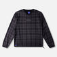 VV SPRAY CREW : BROWN BLACK PLAID