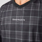 VV SPRAY CREW : BROWN BLACK PLAID