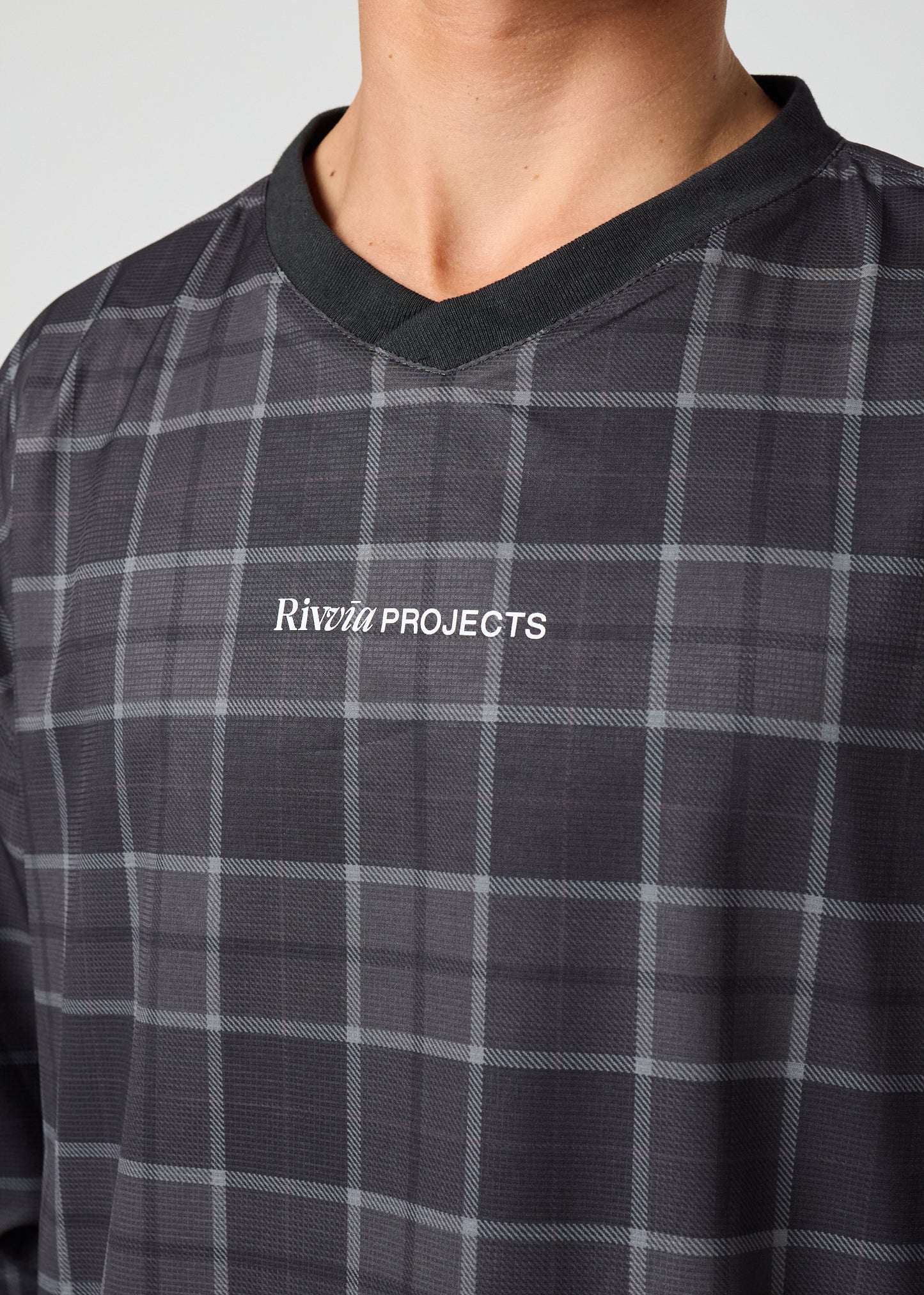 VV SPRAY CREW : BROWN BLACK PLAID