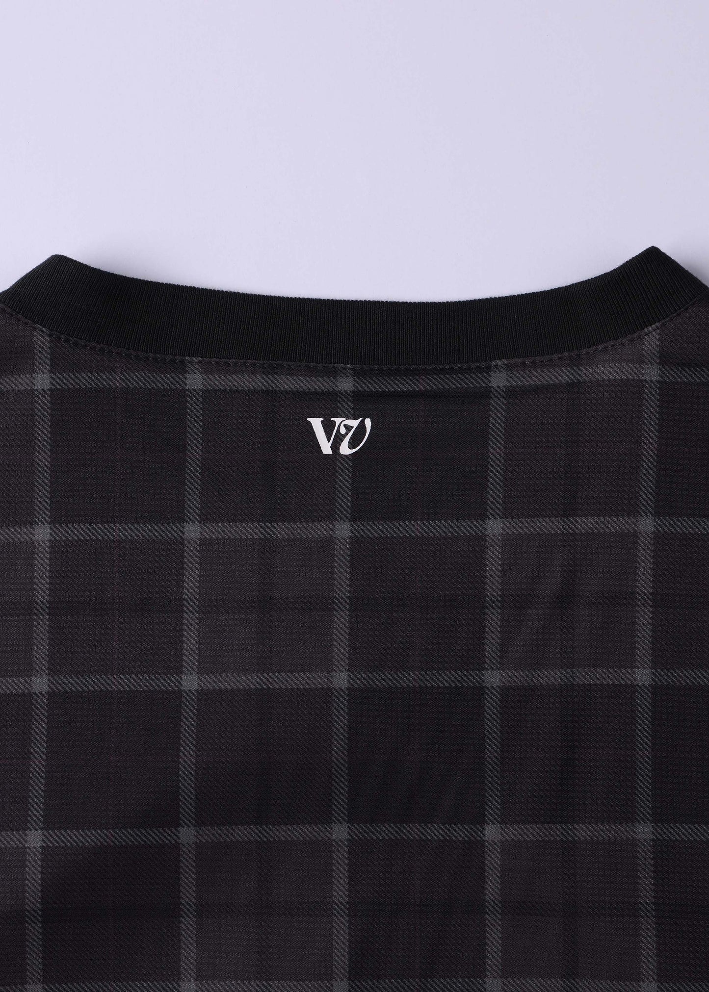 VV SPRAY CREW : BROWN BLACK PLAID