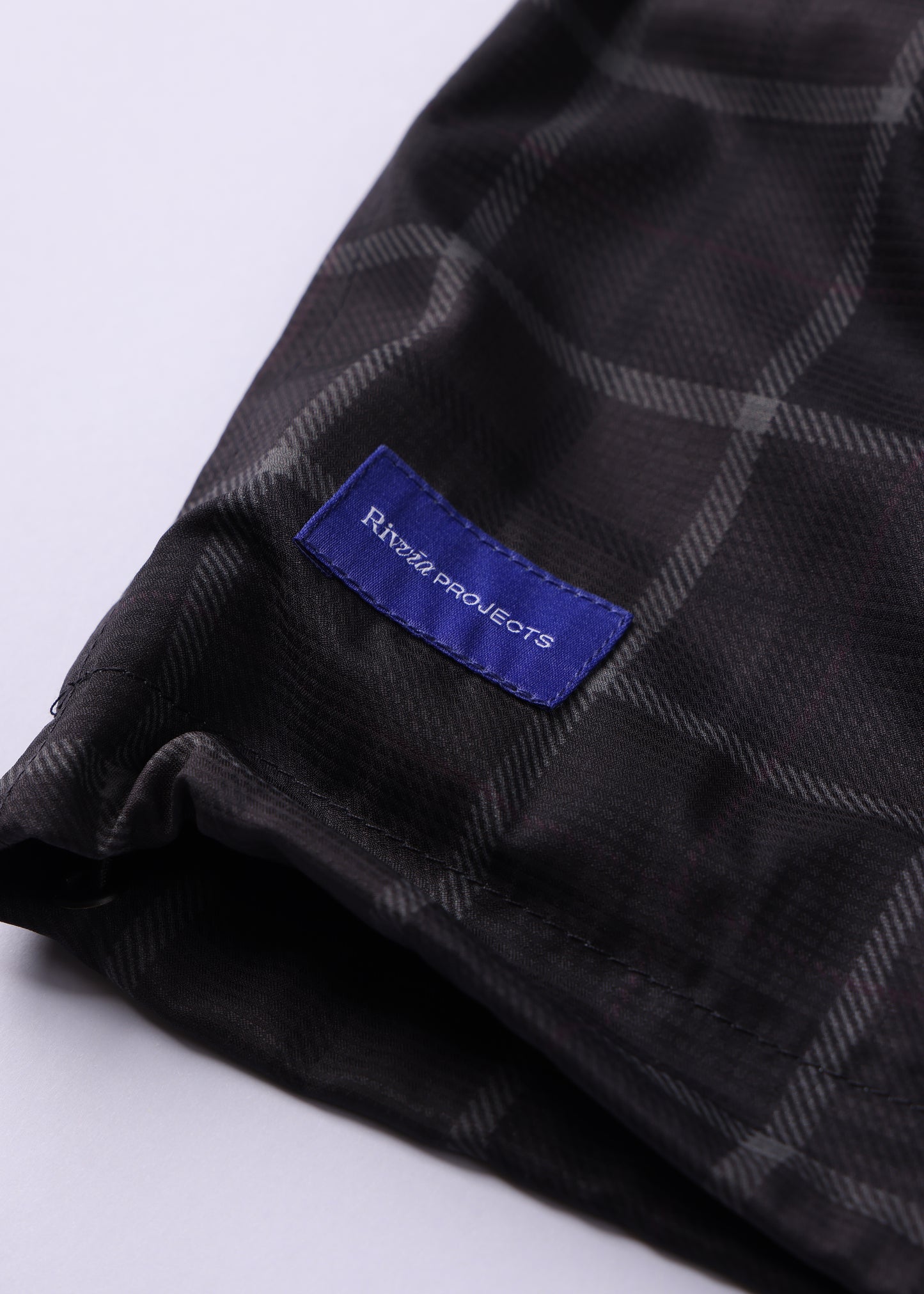 VV SPRAY CREW : BROWN BLACK PLAID