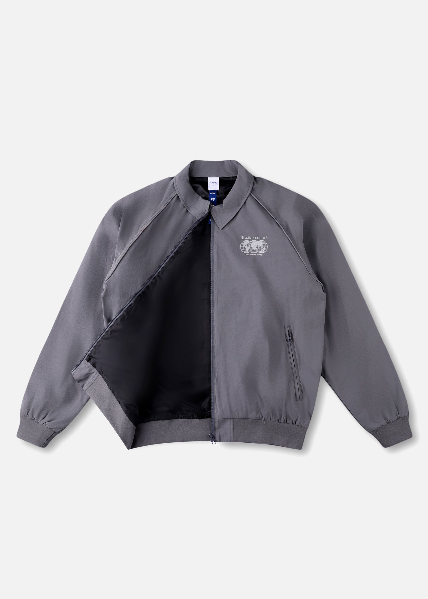 WORLD CONNECTION CLUB JACKET : GREY