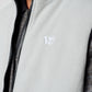 VV QUILTED REVERSIBLE VEST : GREY BLACK