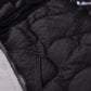 VV QUILTED REVERSIBLE VEST : GREY BLACK