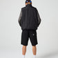 VV QUILTED REVERSIBLE VEST : GREY BLACK