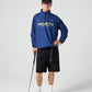 PROJECTS 1/4 ZIP SPRAY JACKET : BLUE