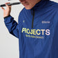 PROJECTS 1/4 ZIP SPRAY JACKET : BLUE