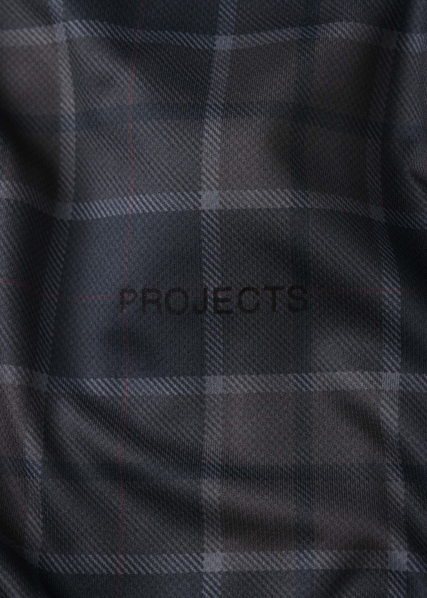 RPL SS POLO : BROWN BLACK PLAID