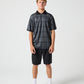 RPL SS POLO : BROWN BLACK PLAID