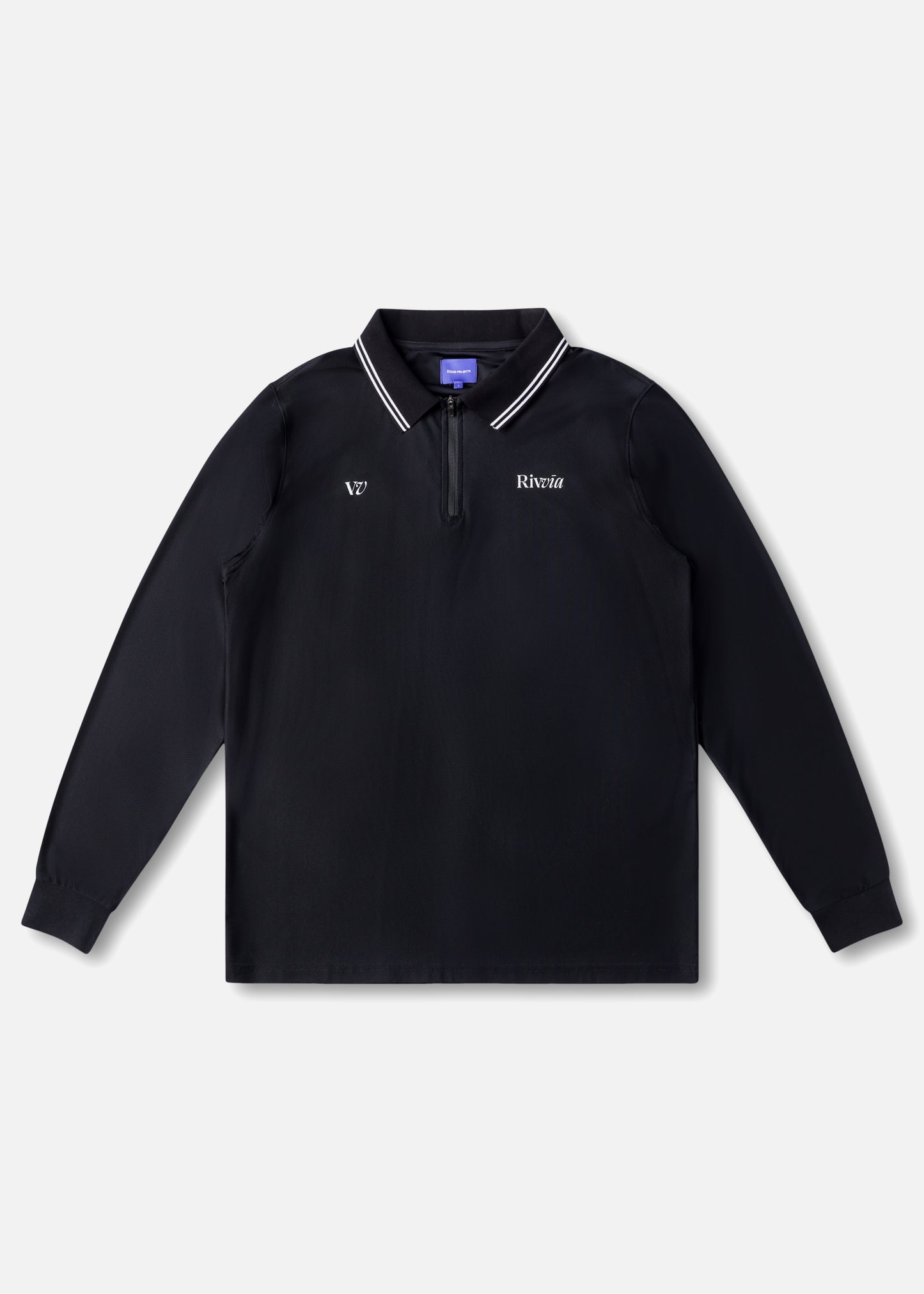 RPL LS POLO : BLACK