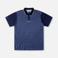 BORDER RELAXED-FIT POLO : NAVY