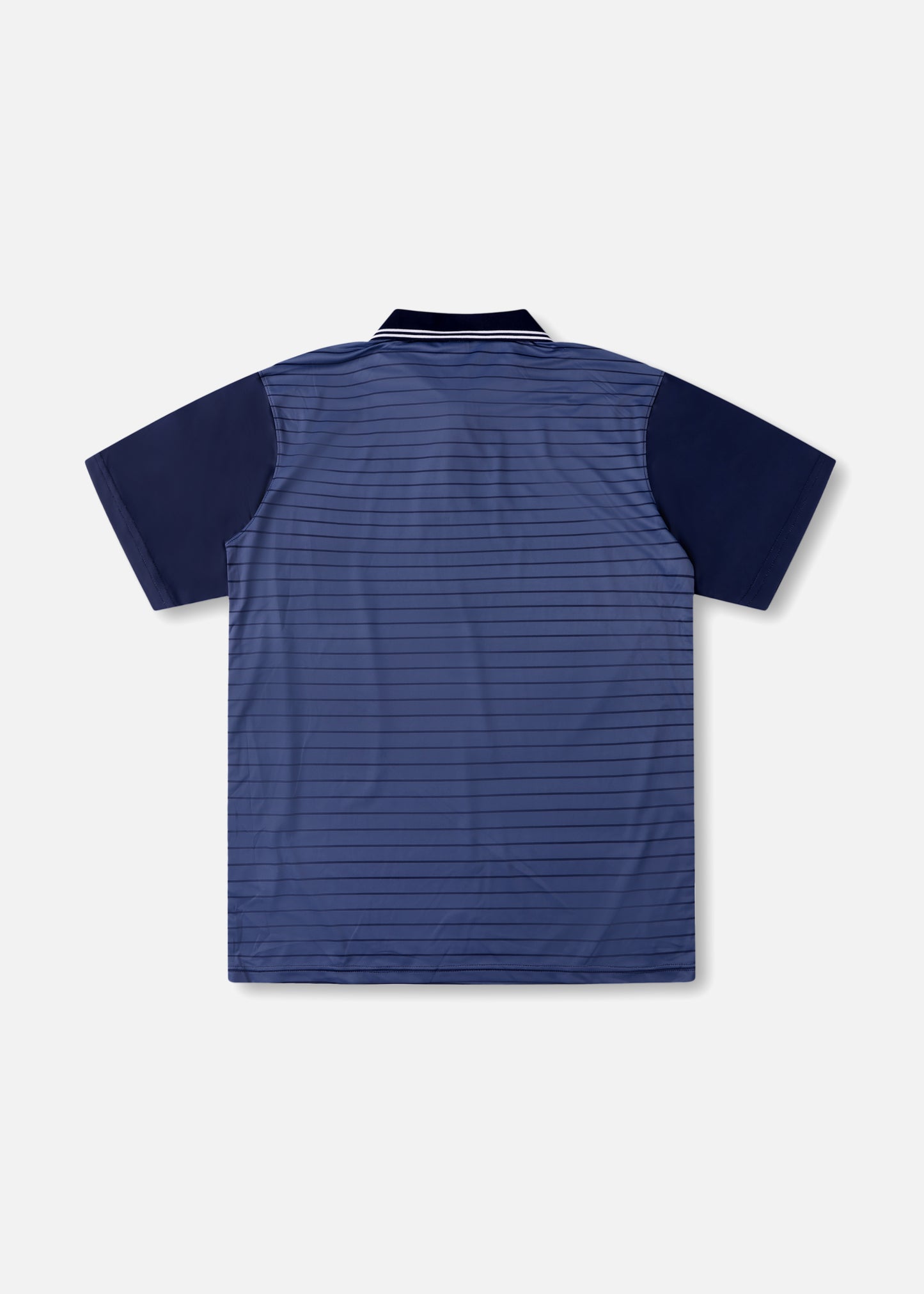 BORDER RELAXED-FIT POLO : NAVY