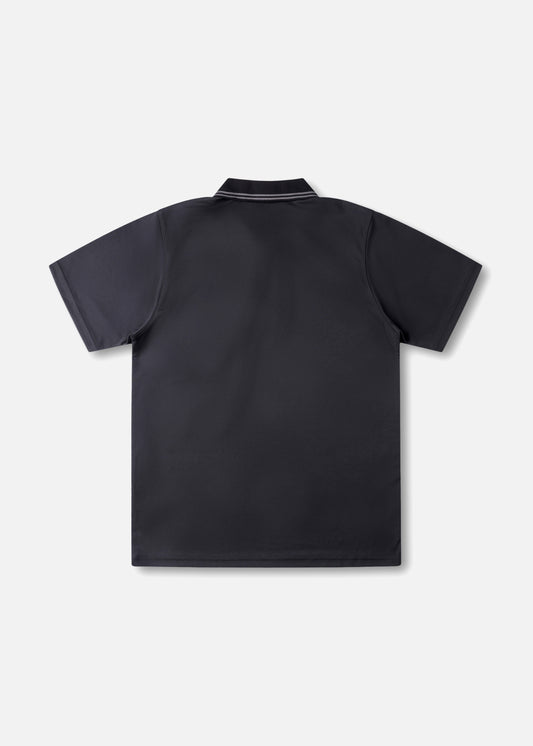 BOX LOGO POLO : BLACK