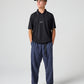 BOX LOGO POLO : BLACK