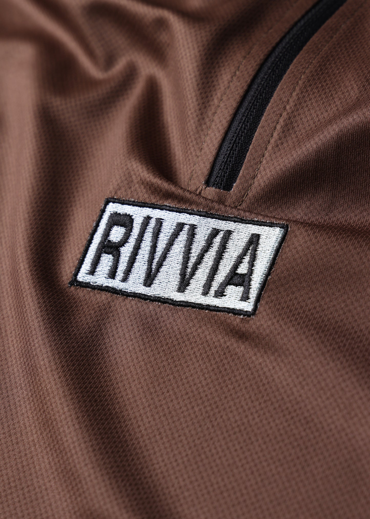 BOX LOGO POLO : BROWN