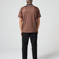 BOX LOGO POLO : BROWN