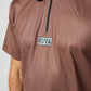 BOX LOGO POLO : BROWN