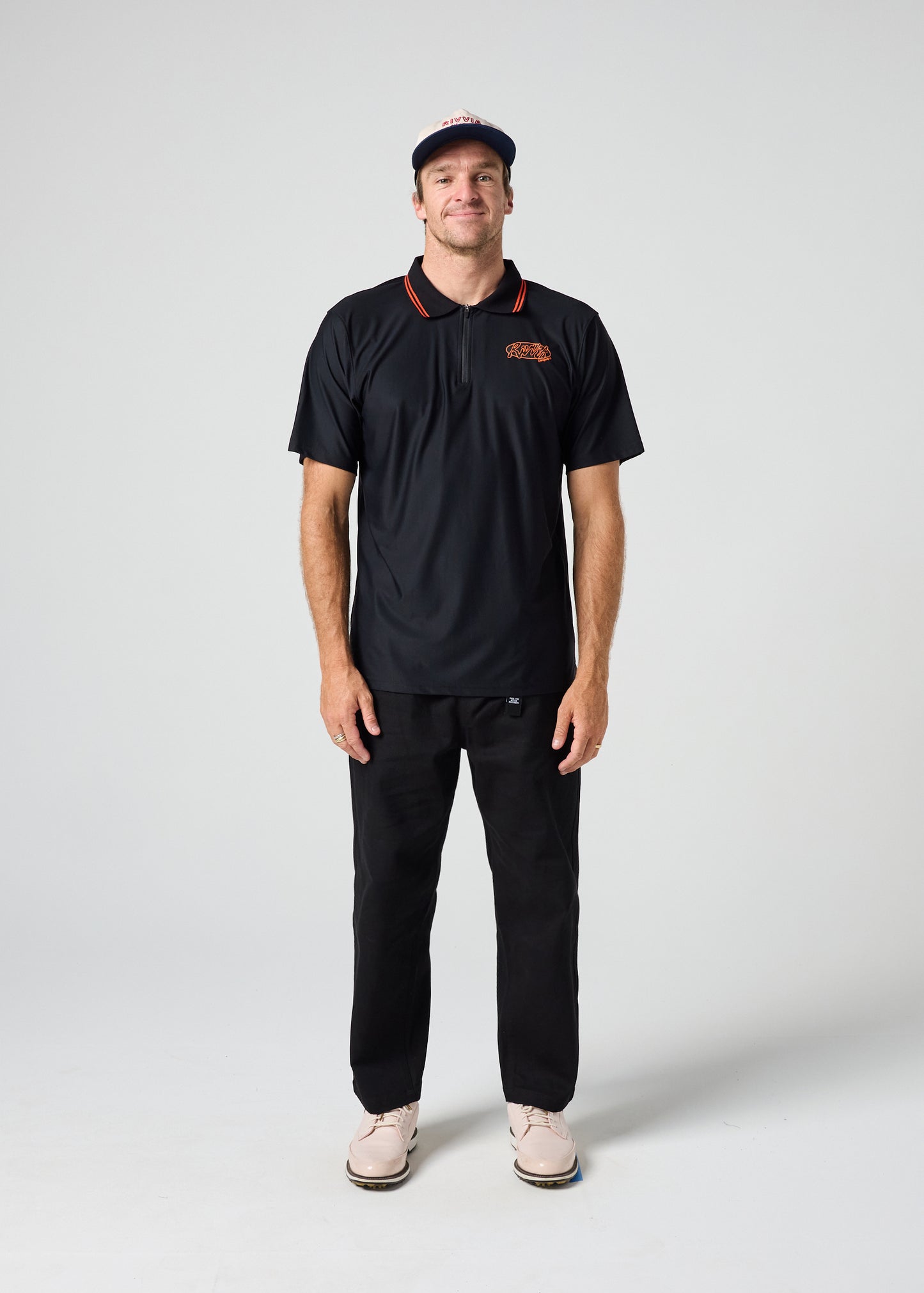 OVAL GRAF POLO : BLACK